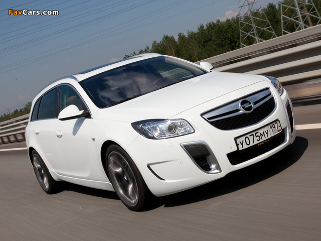 Opel Insignia OPC Sports Tourer 2009–13 pictures (640 x 480)