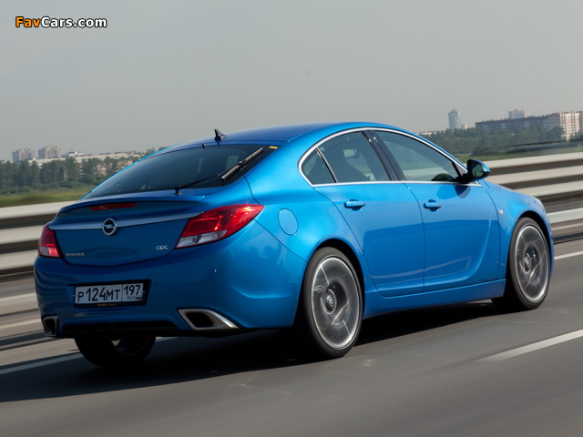 Opel Insignia OPC 2009–13 pictures (640 x 480)