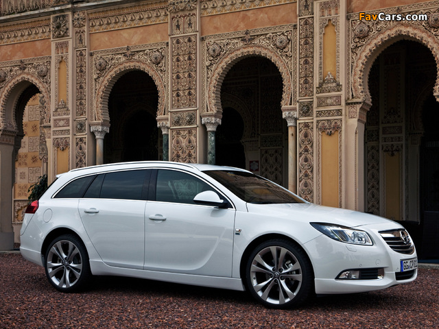 Opel Insignia OPC Package Sports Tourer 2009–13 pictures (640 x 480)