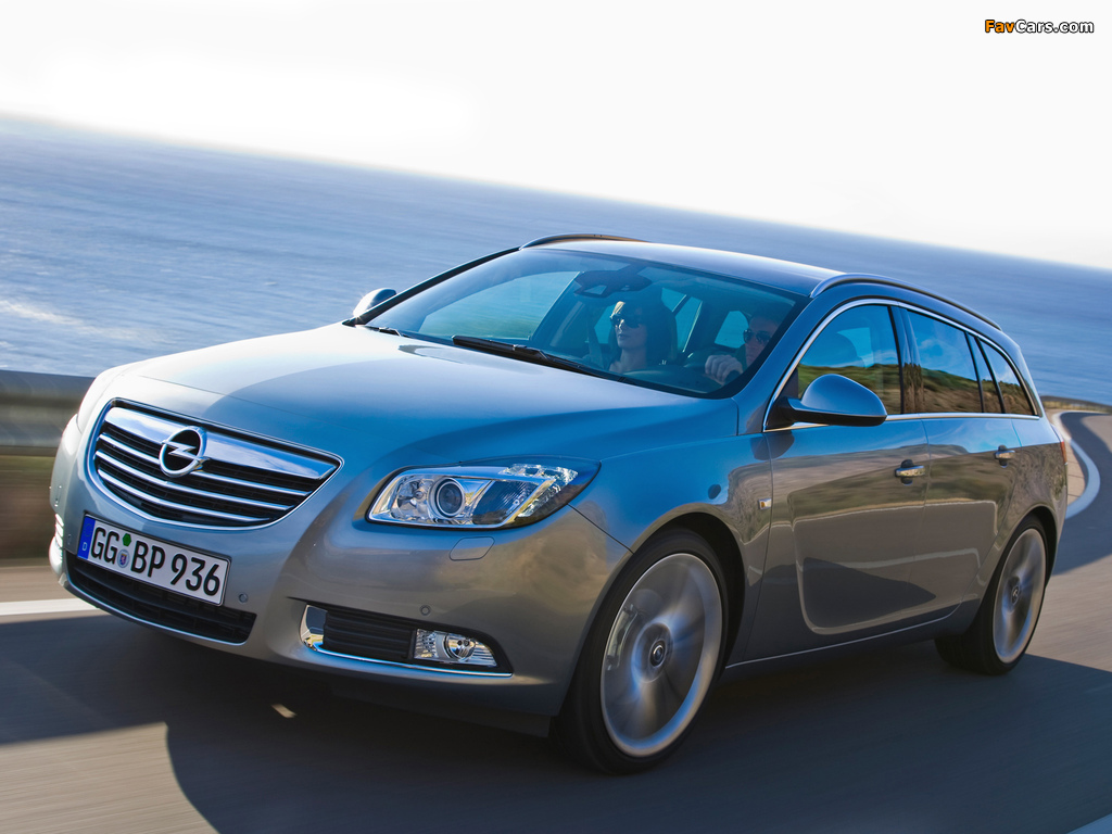 Opel Insignia Sports Tourer 2008–13 wallpapers (1024 x 768)
