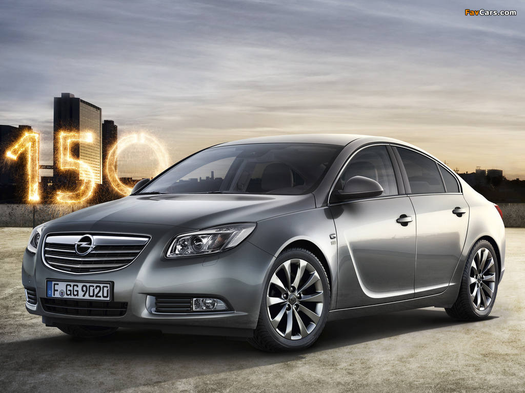 Opel Insignia 150th Anniversary 2012 wallpapers (1024 x 768)