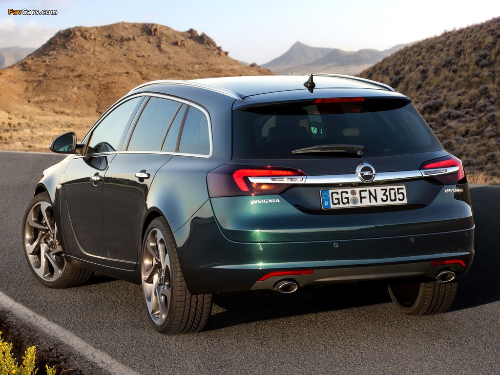 Opel Insignia Sports Tourer 2013 wallpapers (1024 x 768)