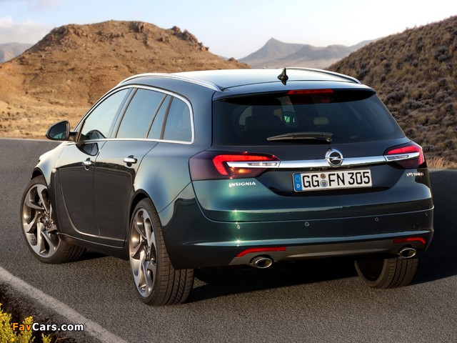 Opel Insignia Sports Tourer 2013 wallpapers (640 x 480)