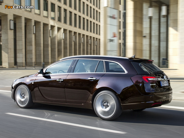 Opel Insignia Sports Tourer 2013 wallpapers (640 x 480)