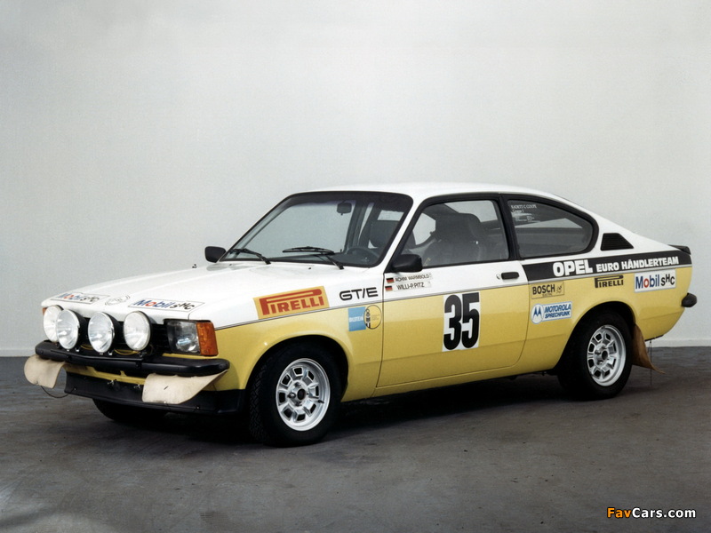 Images of Opel Kadett GT/E Group 1 Rallye Car (C) 1978 (800 x 600)
