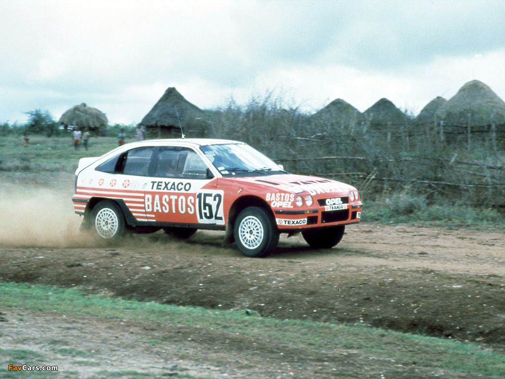 Images of Opel Kadett Rallye 4x4 Bastos-Texaco Paris-Dakar (E) 1986 (1024 x 768)