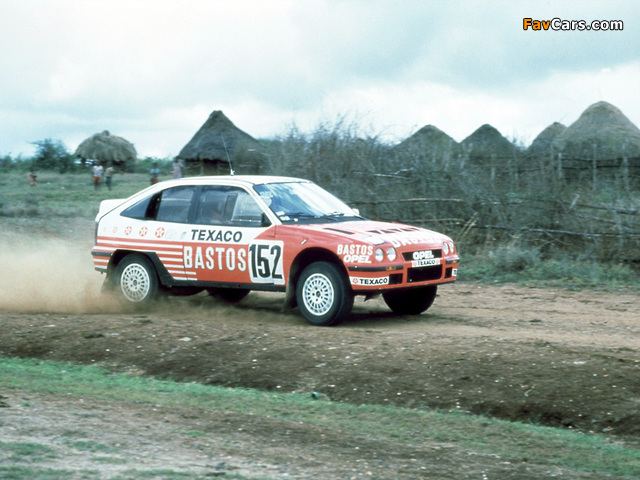 Images of Opel Kadett Rallye 4x4 Bastos-Texaco Paris-Dakar (E) 1986 (640 x 480)