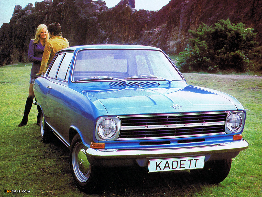 Opel Kadett 2-door Sedan (B) 1965–73 wallpapers (1024 x 768)