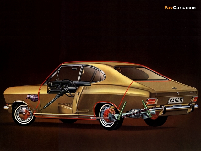 Opel Kadett LS Coupe (B) 1967–73 pictures (640 x 480)