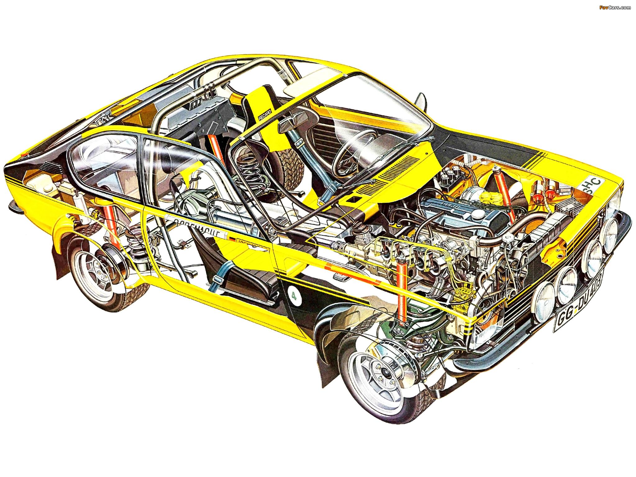 Opel Kadett GT/E Rallye Car () 1976–77 pictures (2048 x 1536)