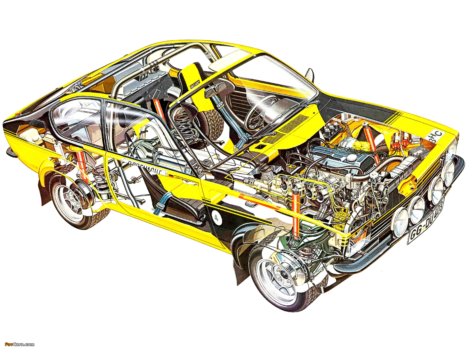Opel Kadett GT/E Rallye Car () 1976–77 pictures (1600 x 1200)