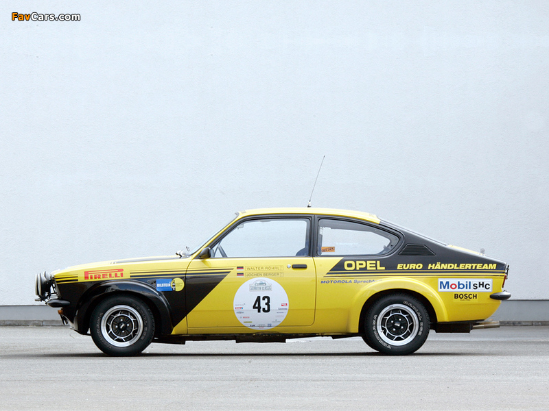 Opel Kadett GT/E Rallye Car () 1976–77 wallpapers (800 x 600)