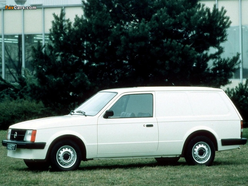 Opel Kadett Van (D) 1979–85 photos (800 x 600)