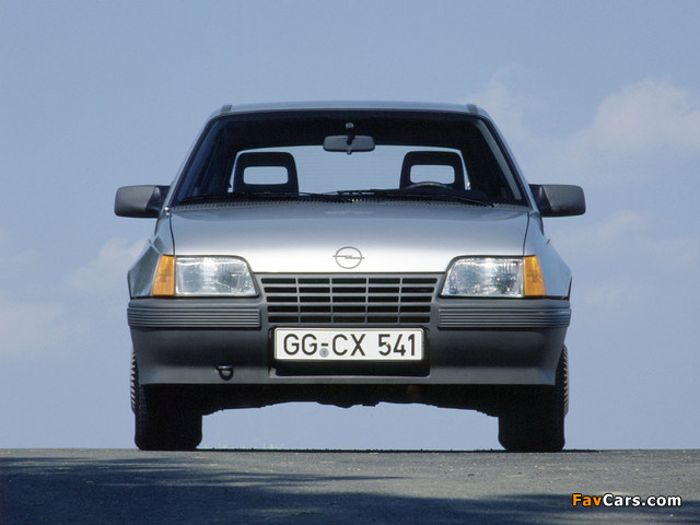 Opel Kadett 3-door (E) 1984–89 wallpapers (640 x 480)
