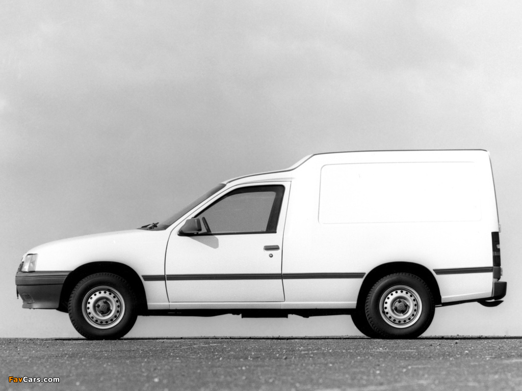 Opel Kadett Combo (E) 1985–89 photos (1024 x 768)