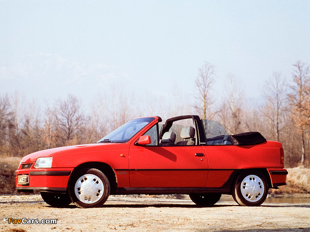 Opel Kadett GSi Cabrio (E) 1986–90 images (640 x 480)