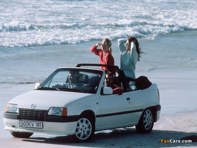 Opel Kadett Cabrio (E) 1986–89 pictures (640 x 480)