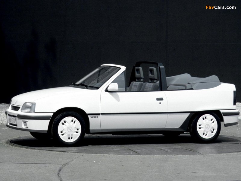 Opel Kadett GSi Cabrio (E) 1986–90 pictures (800 x 600)