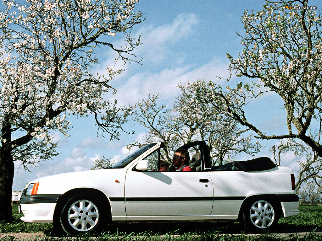 Opel Kadett Cabrio (E) 1986–89 wallpapers (1024 x 768)