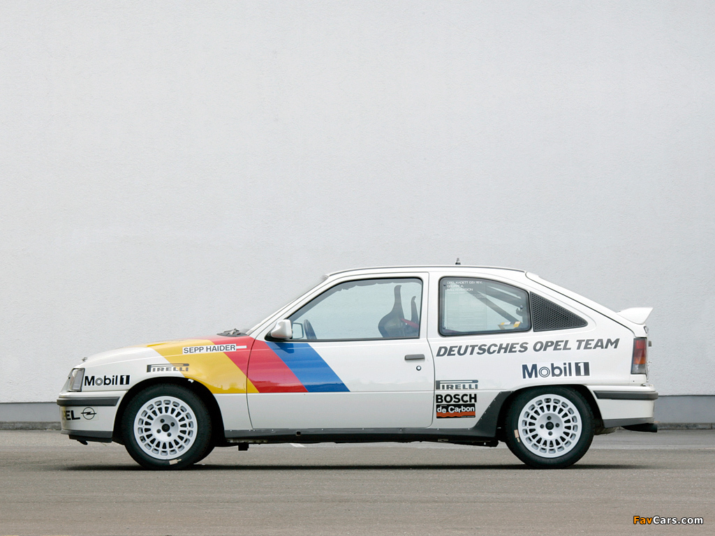 Opel Kadett GSi Group A Rallye Car (E) 1988 images (1024 x 768)