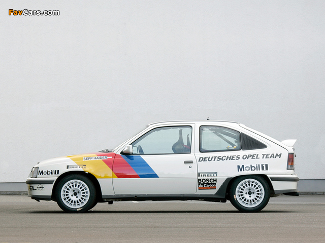 Opel Kadett GSi Group A Rallye Car (E) 1988 images (640 x 480)