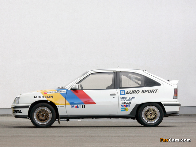 Opel Kadett GSi Group A Rallye Car (E) 1988 wallpapers (640 x 480)