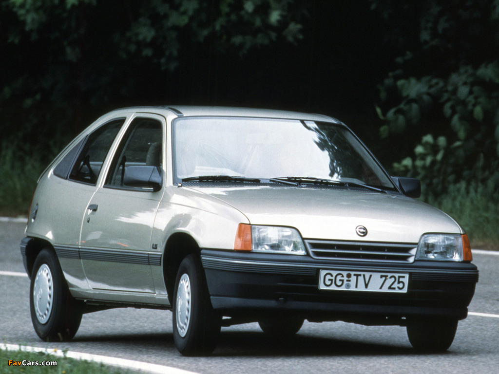 Opel Kadett 3-door (E) 1989–91 images (1024 x 768)