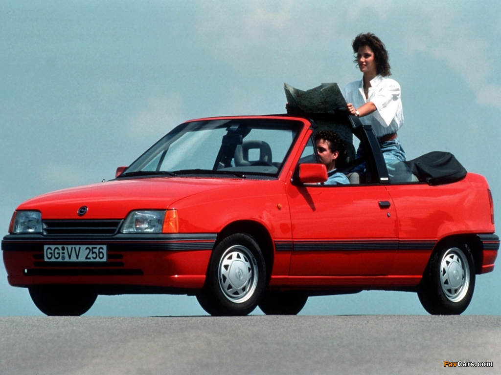 Opel Kadett Cabrio (E) 1989–93 images (1024 x 768)