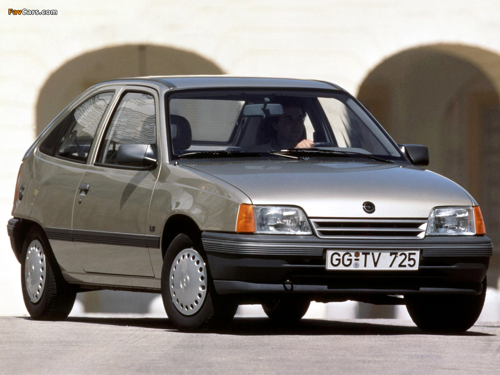 Opel Kadett 3-door (E) 1989–91 photos (1024 x 768)