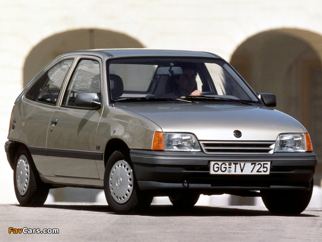 Opel Kadett 3-door (E) 1989–91 photos (640 x 480)