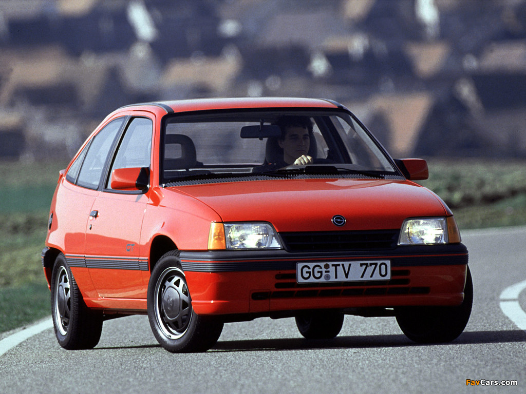 Opel Kadett GT 3-door (E) 1989–91 pictures (1024 x 768)