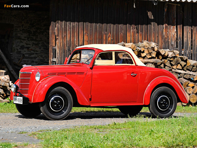 Photos of Opel Kadett Cabrio Spitzname Strolch Prototyp (K38) 1938 (800 x 600)