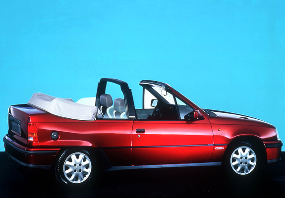 Photos of Opel Kadett GSi Cabrio (E) 1986–90