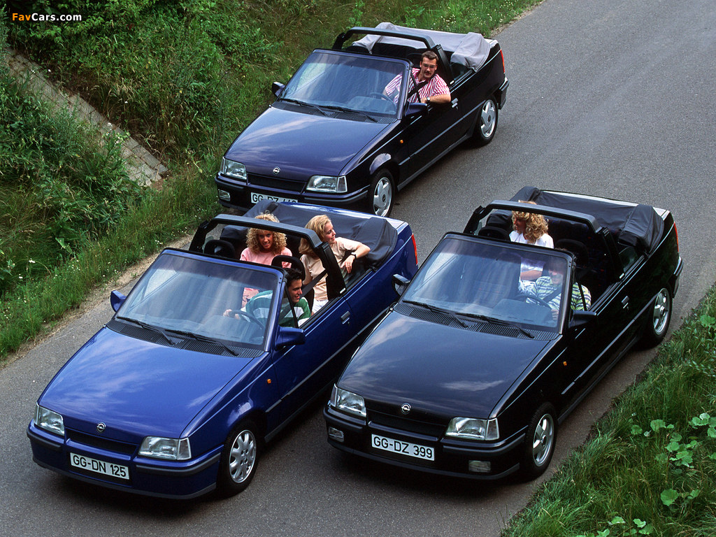 Photos of Opel Kadett Cabrio (E) 1989–93 (1024 x 768)