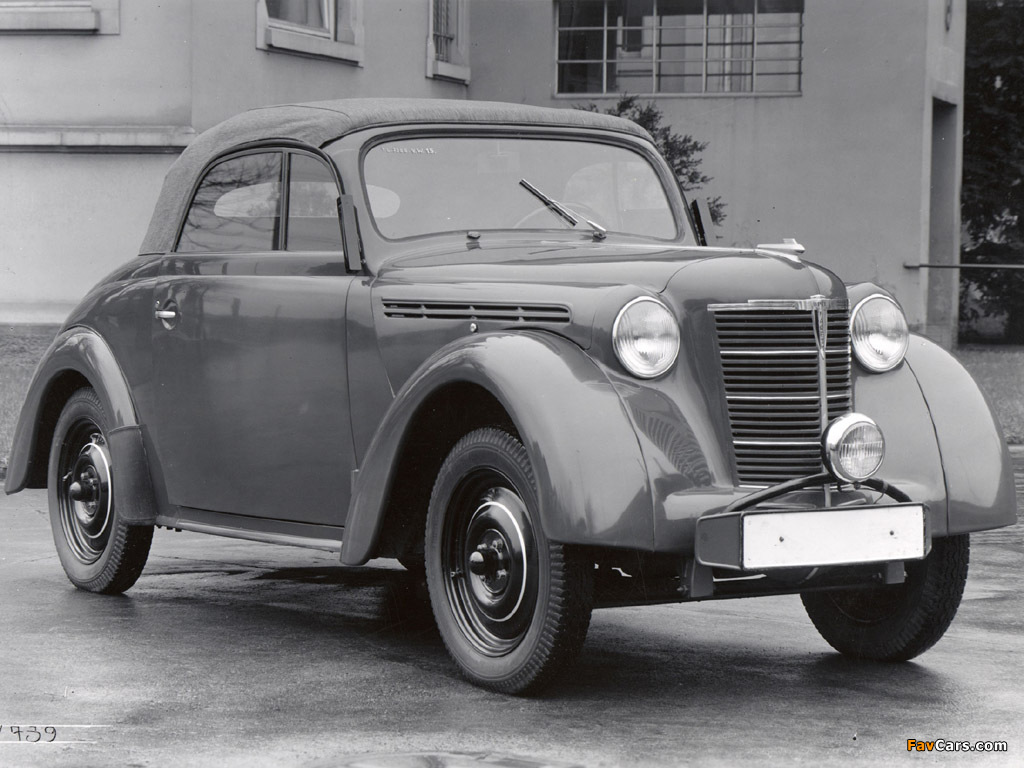 Pictures of Opel Kadett Cabrio Spitzname Strolch Prototyp (K38) 1938 (1024 x 768)