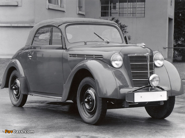 Pictures of Opel Kadett Cabrio Spitzname Strolch Prototyp (K38) 1938 (640 x 480)