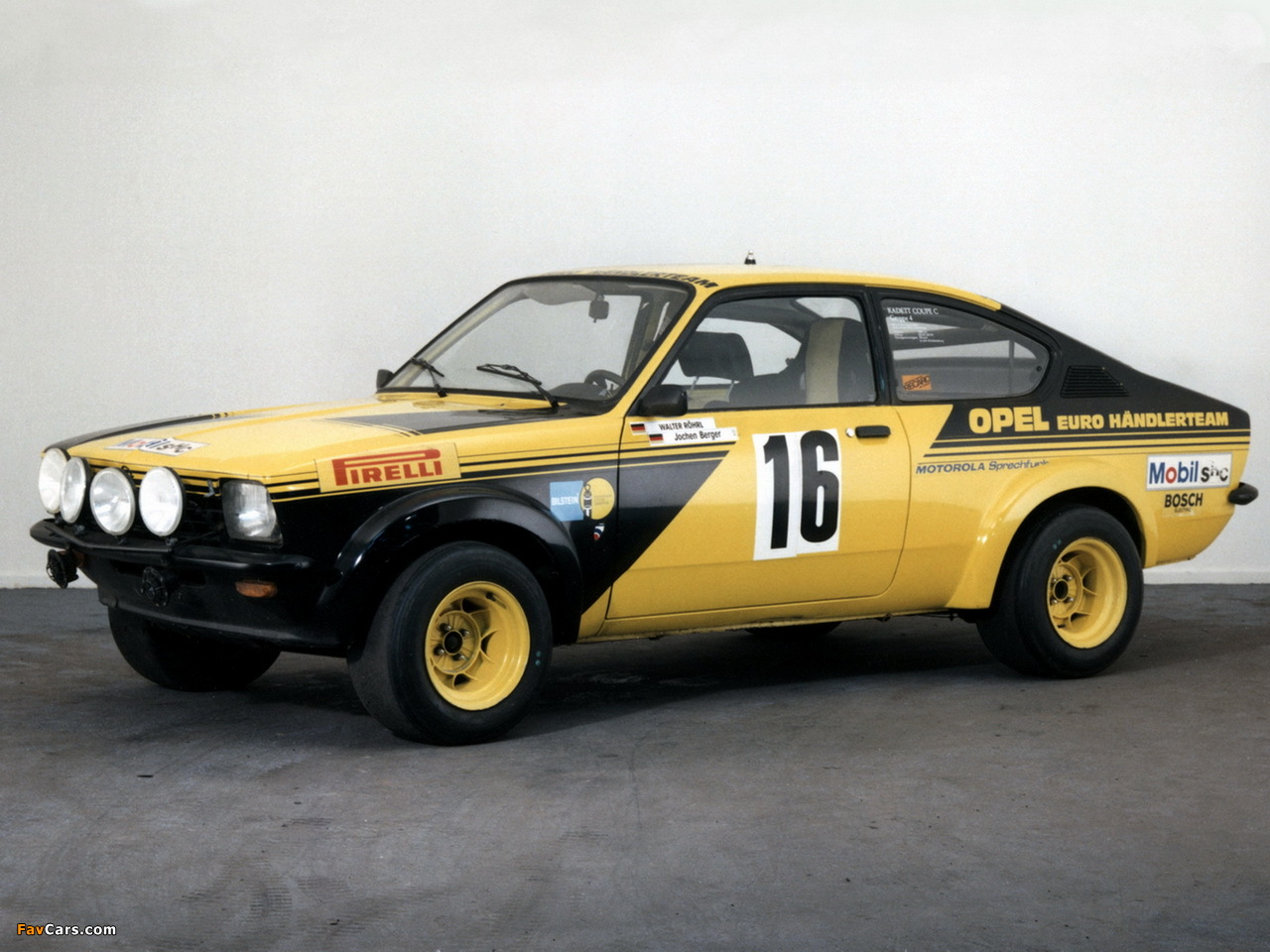 Pictures of Opel Kadett GT/E Rallye Car () 1976–77 (1280 x 960)