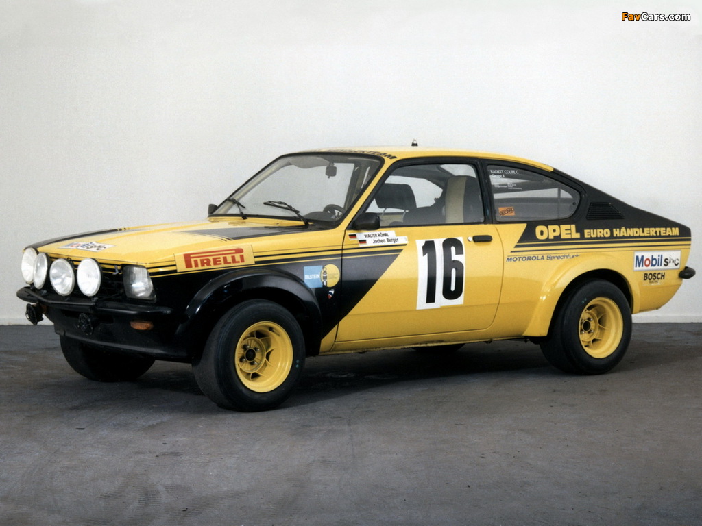 Pictures of Opel Kadett GT/E Rallye Car () 1976–77 (1024 x 768)
