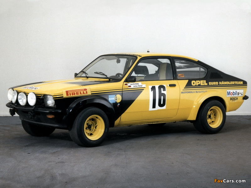 Pictures of Opel Kadett GT/E Rallye Car () 1976–77 (800 x 600)
