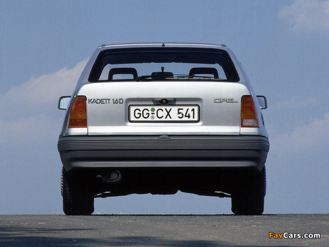 Pictures of Opel Kadett 3-door (E) 1984–89 (640 x 480)