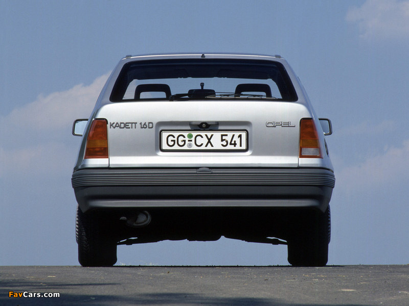 Pictures of Opel Kadett 3-door (E) 1984–89 (800 x 600)