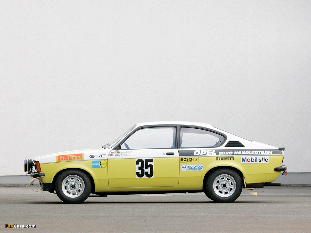 Opel Kadett GT/E Group 1 Rallye Car (C) 1978 wallpapers (1024 x 768)