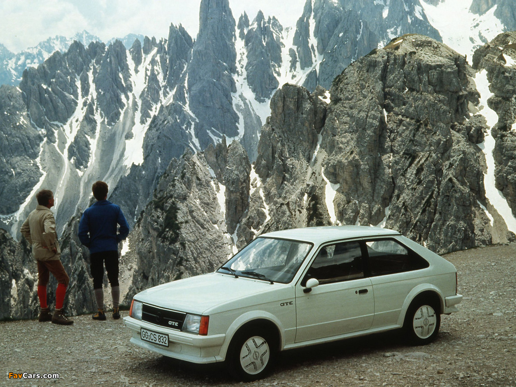 Opel Kadett GT/E 3-door (D) 1983–84 wallpapers (1024 x 768)