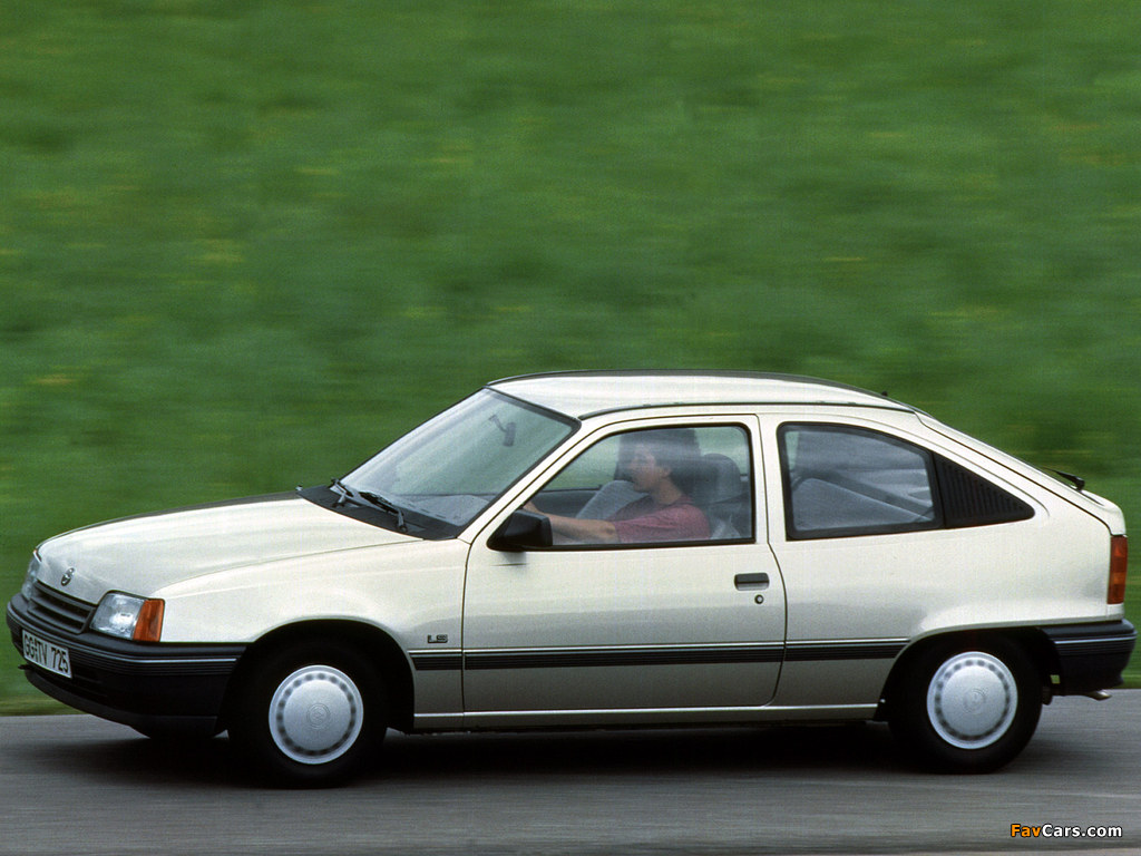 Opel Kadett 3-door (E) 1989–91 wallpapers (1024 x 768)
