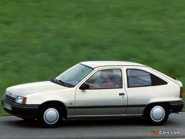 Opel Kadett 3-door (E) 1989–91 wallpapers (640 x 480)