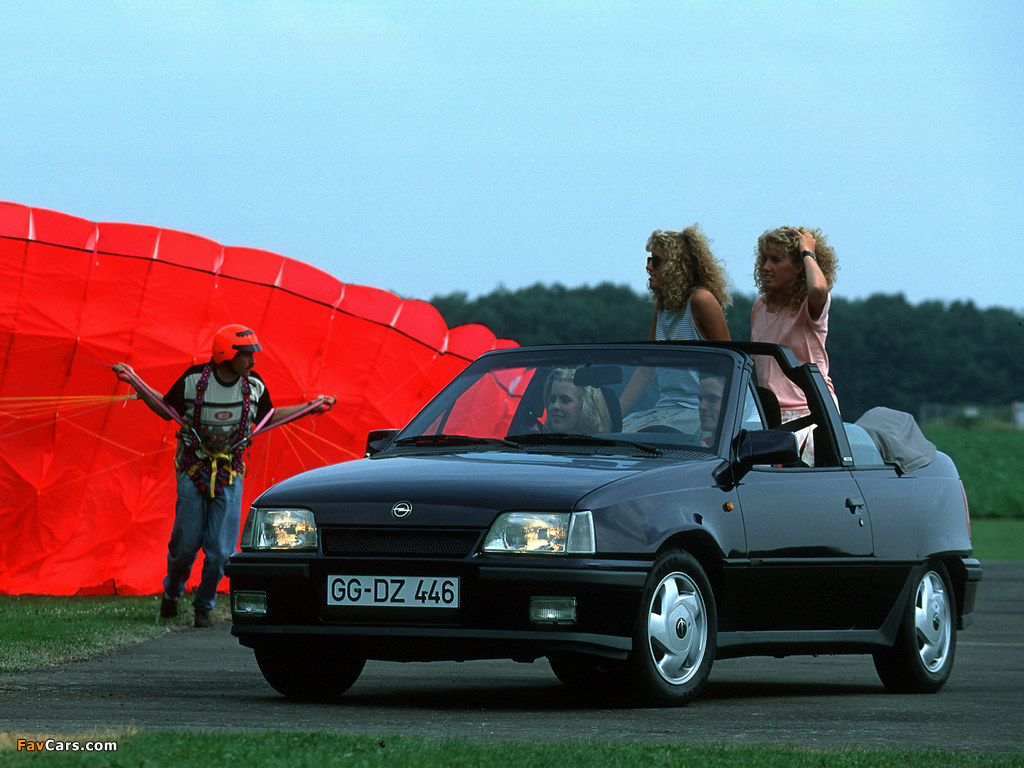 Opel Kadett Cabrio (E) 1989–93 wallpapers (1024 x 768)