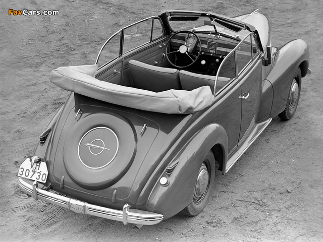Images of Opel Kapitän Cabriolet 1939–40 (640 x 480)