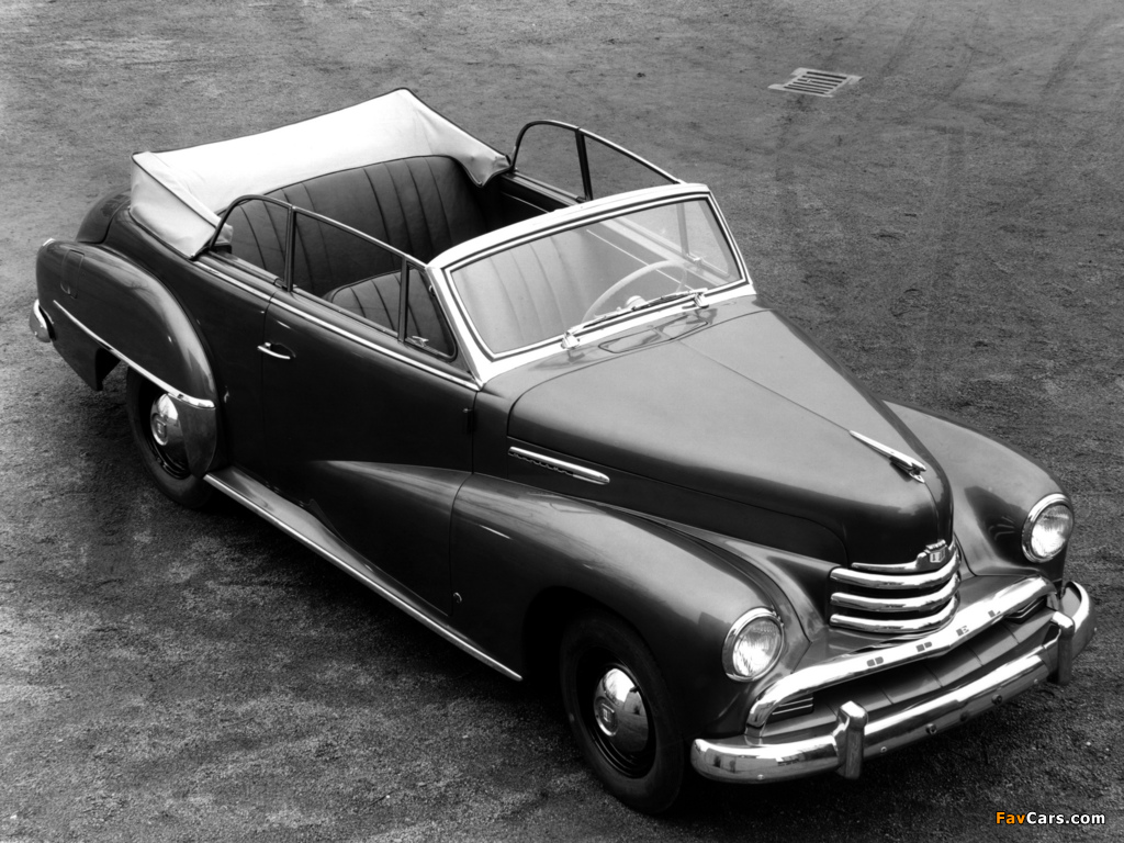 Opel Kapitän Cabriolet 1951–53 photos (1024 x 768)