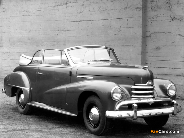 Opel Kapitän Cabriolet 1951–53 pictures (640 x 480)