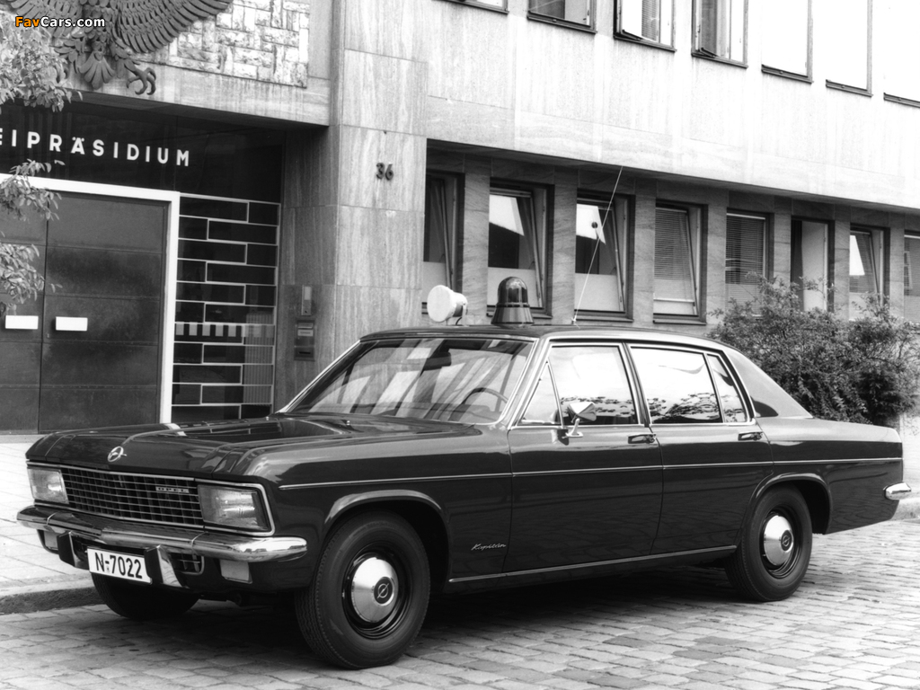 Pictures of Opel Kapitän Polizei (B) 1969–70 (1024 x 768)